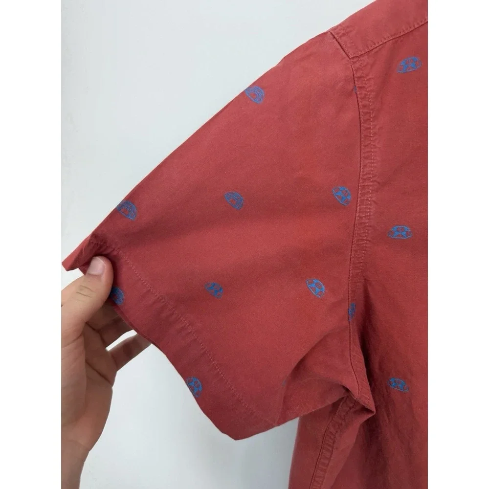 The North Face Men's Baytrail Large Geometric Igloo Tents Salmon 100% Cotton